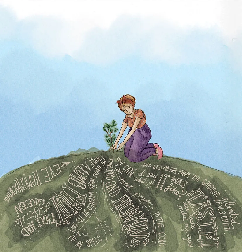 Wording The Land 2 - illustration artwork