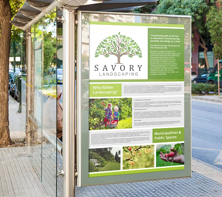 Savory - graphic design work
