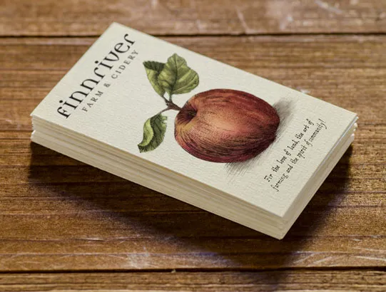 Biz Cards - Finnriver Cidery design project