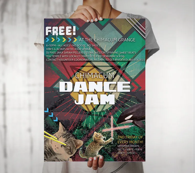 Chimacum Dance Jam - graphic design work