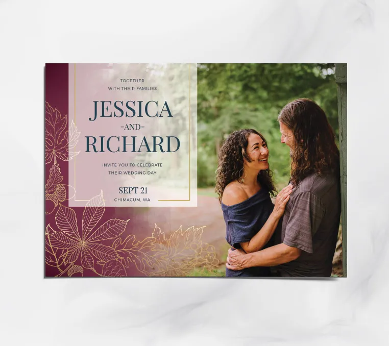 Wedding Invitations - graphic design work