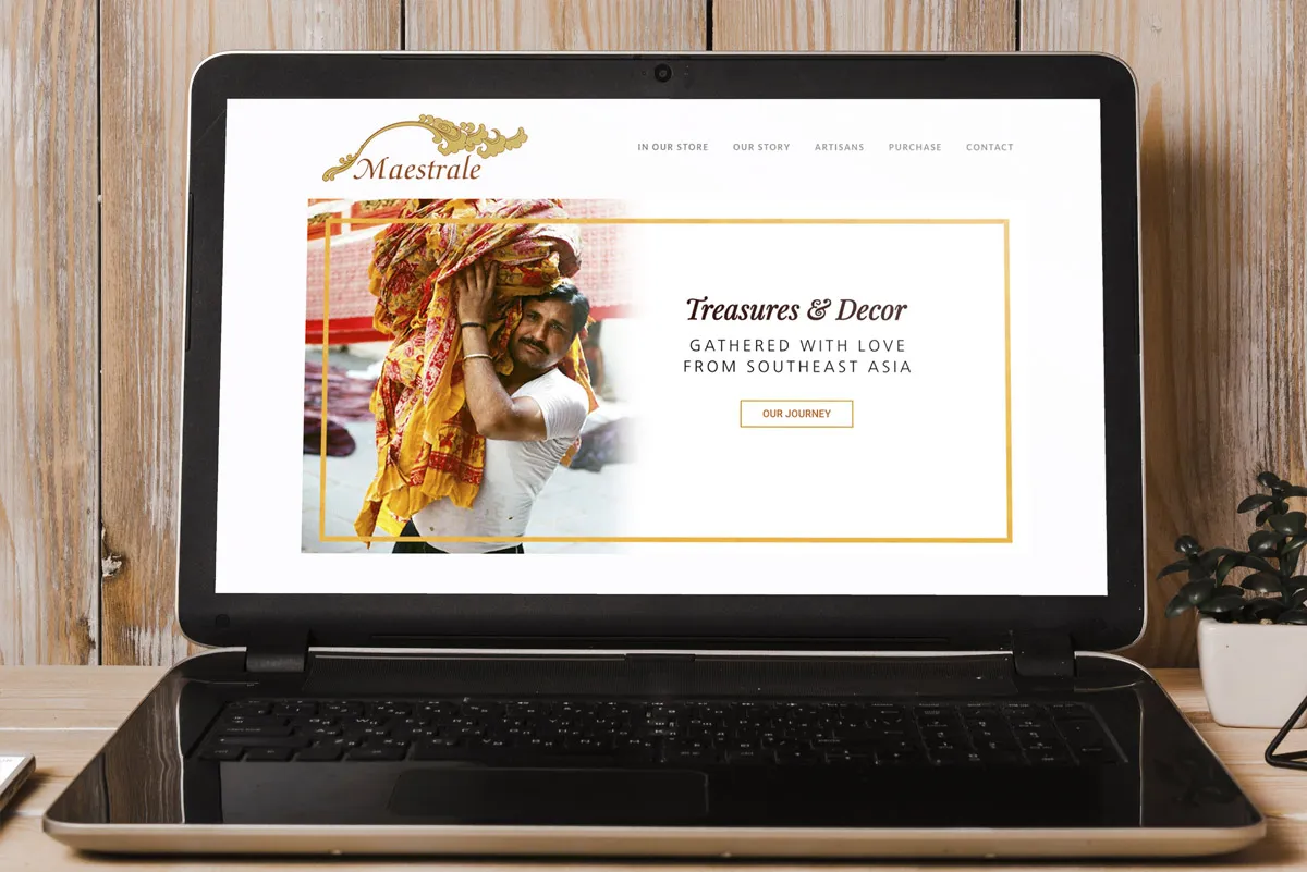 Maestrale 2 - website design project