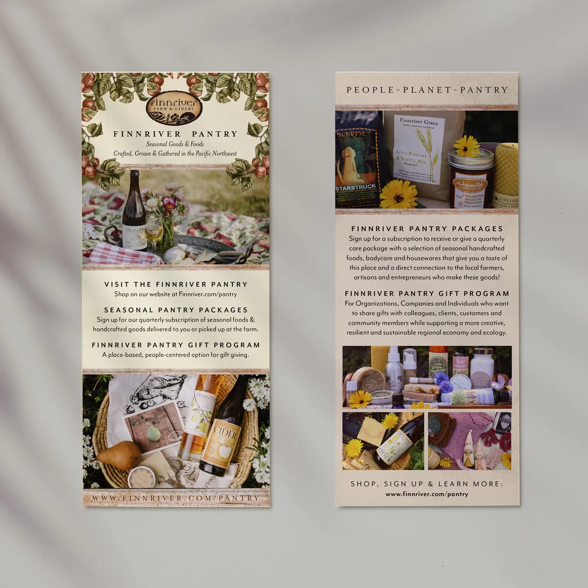 Rackcard - graphic design work