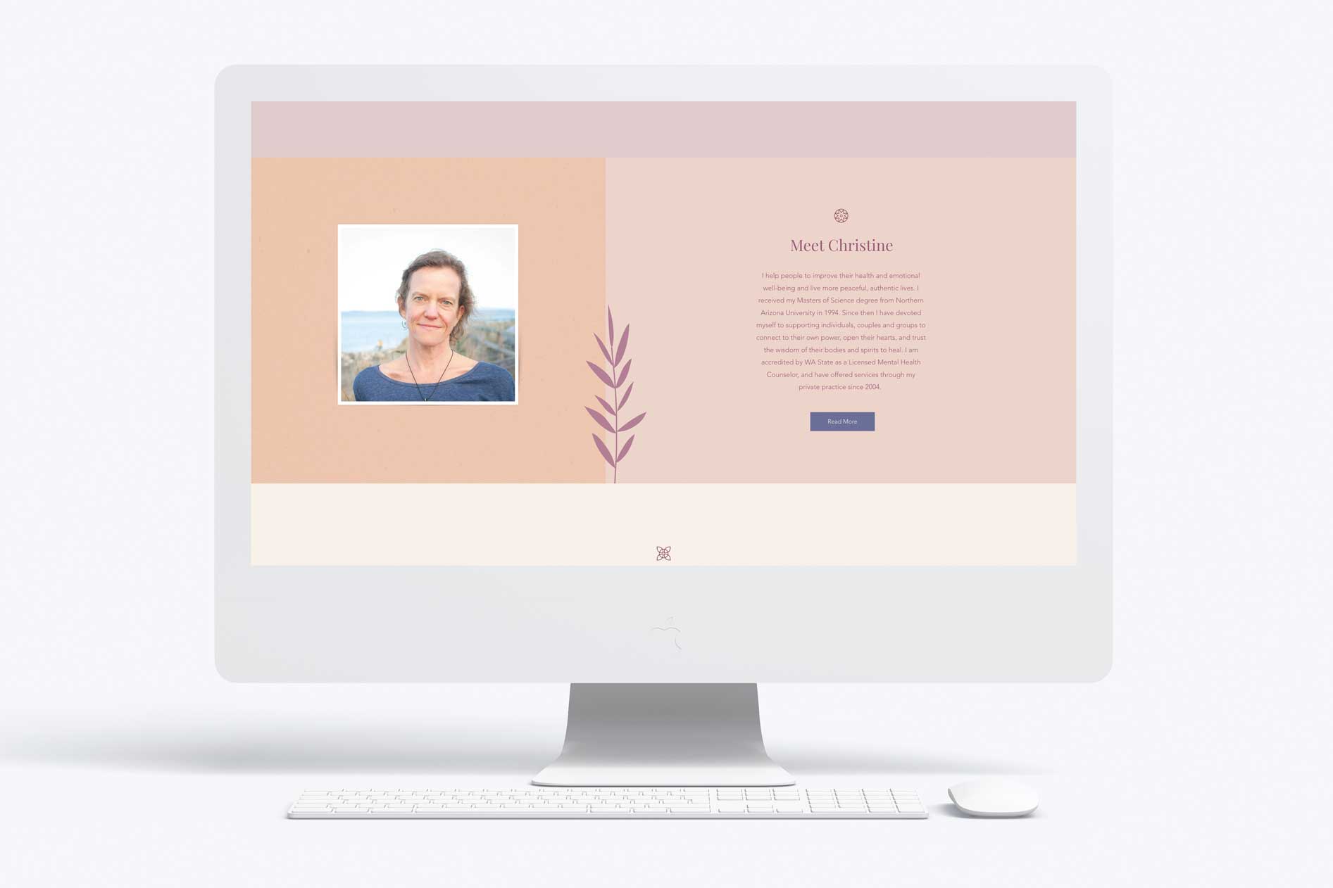 Wix website built for therapist